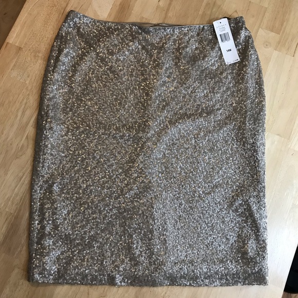 Ralph Lauren Dresses & Skirts - RALPH LAUREN Sequined Skirt  Size 14W